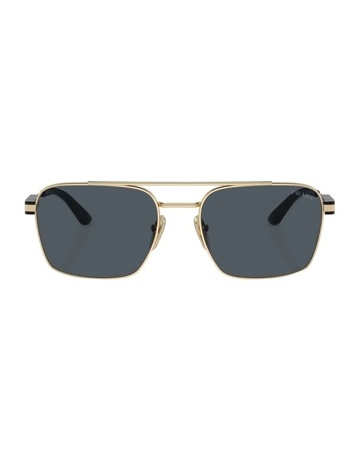 PR 67ZS Sunglasses in Gold