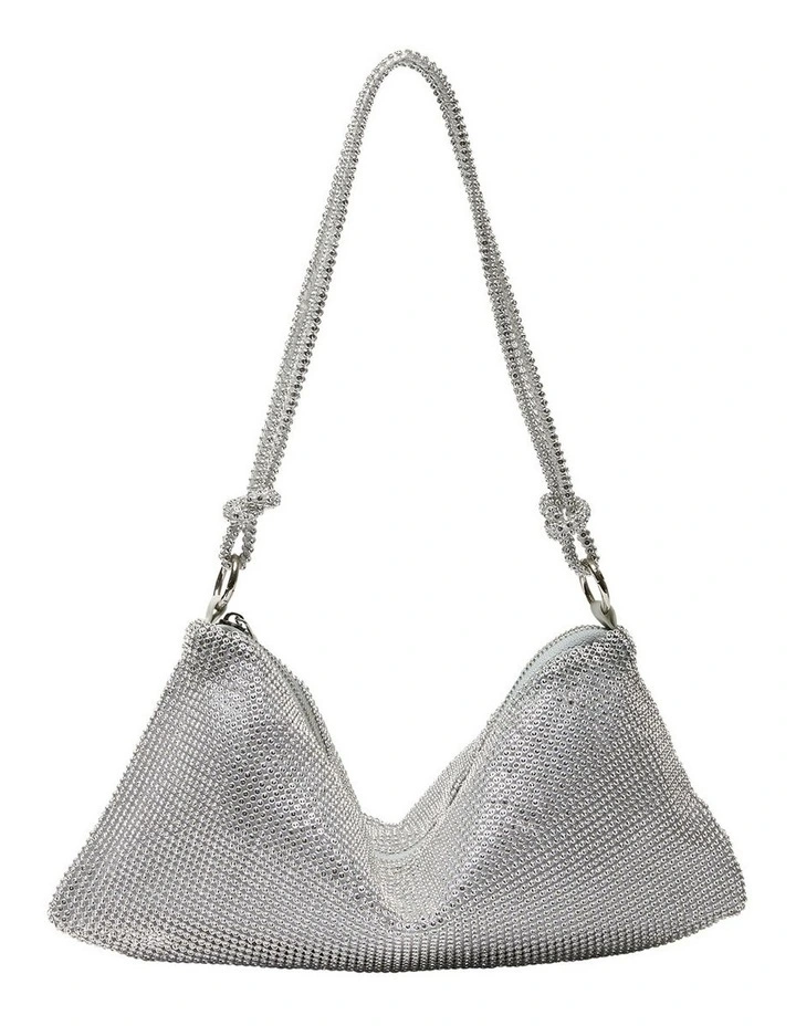 Bree Bag in Silver Mesh