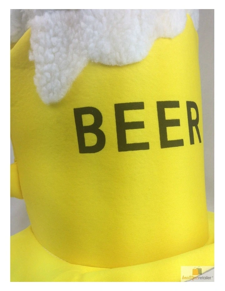 Beer Hat Costume in Yellow
