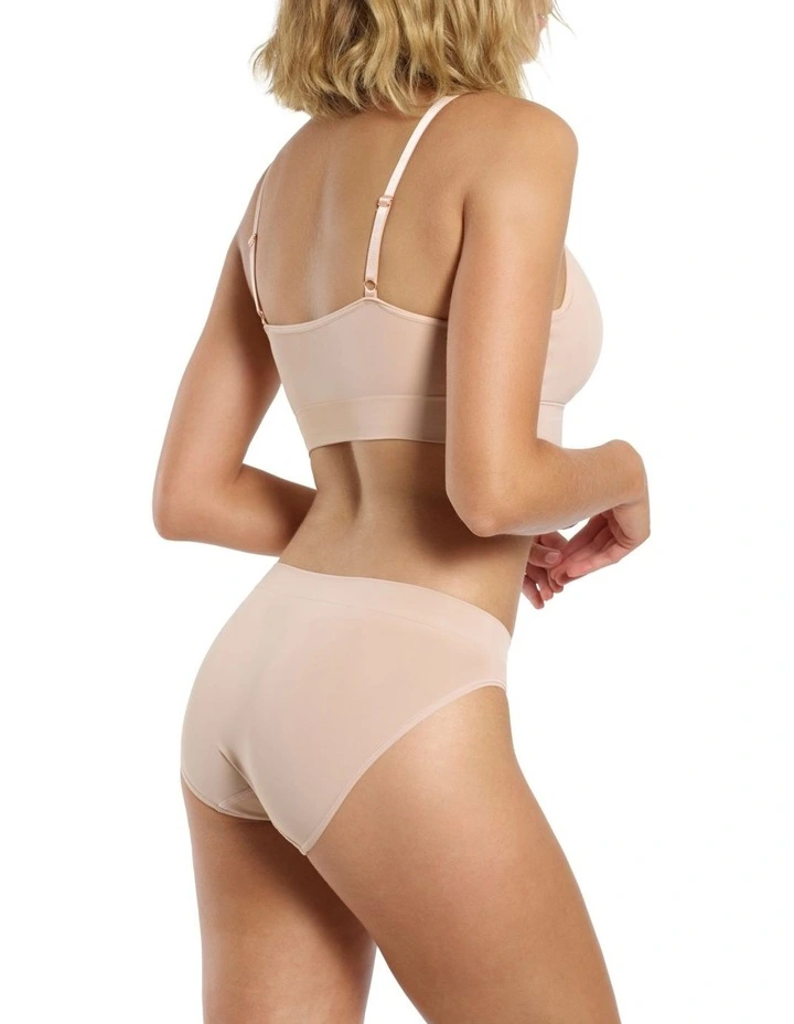 Bondi Bare Longline Bra in Beige