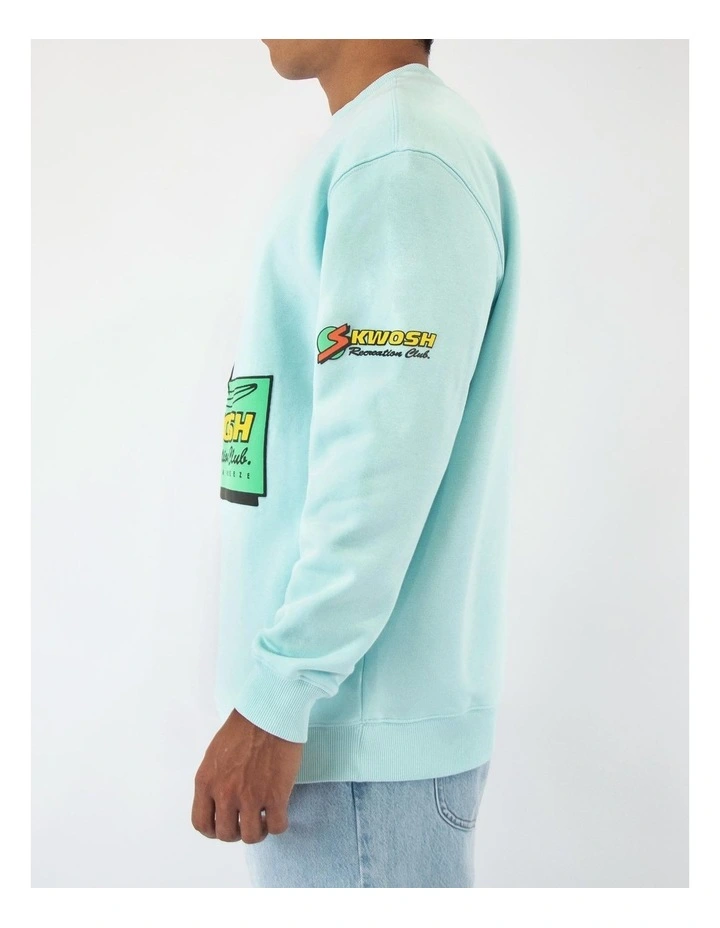 Life's A Breeze Sweat Top In Blue