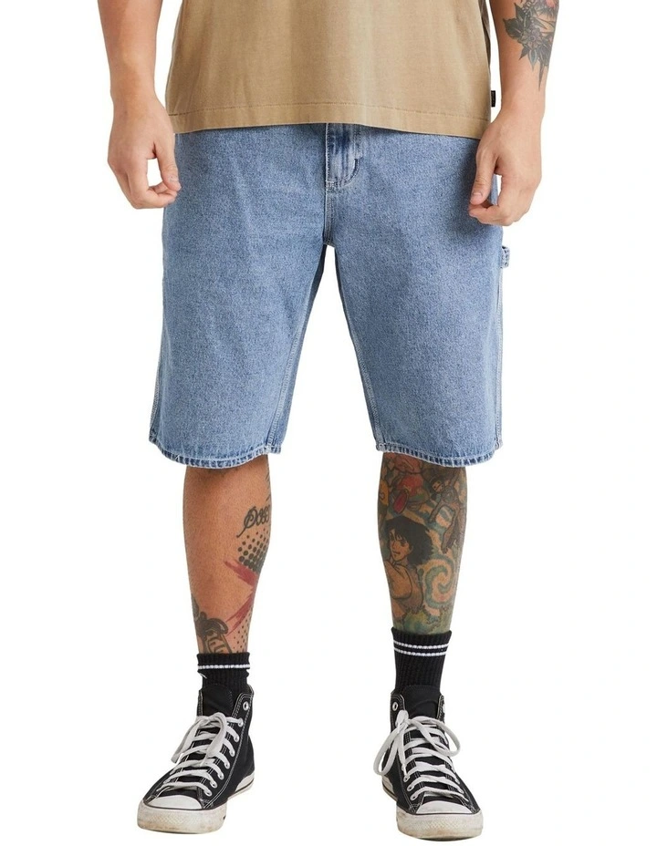 Americana Denim Shorts in Broken Blue Wash