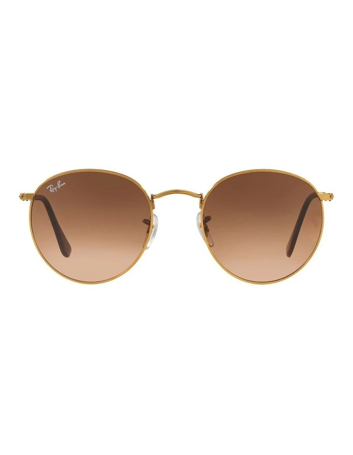 Round Metal Copper RB3447 Sunglasses