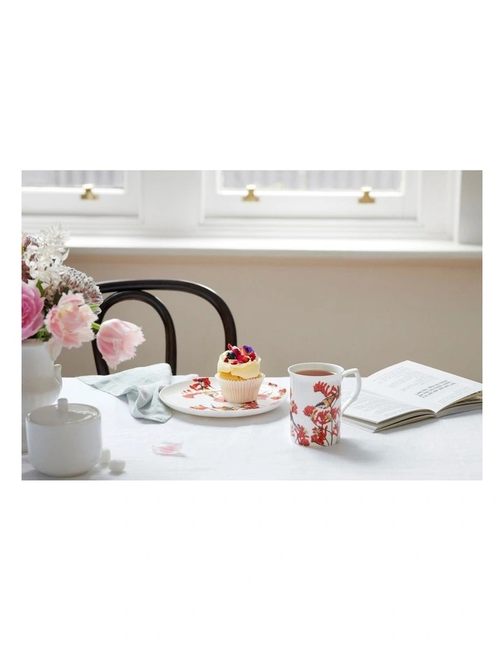 Gardens Victoria Garden Friends 20cm Spinebill Plate Gift Boxed White