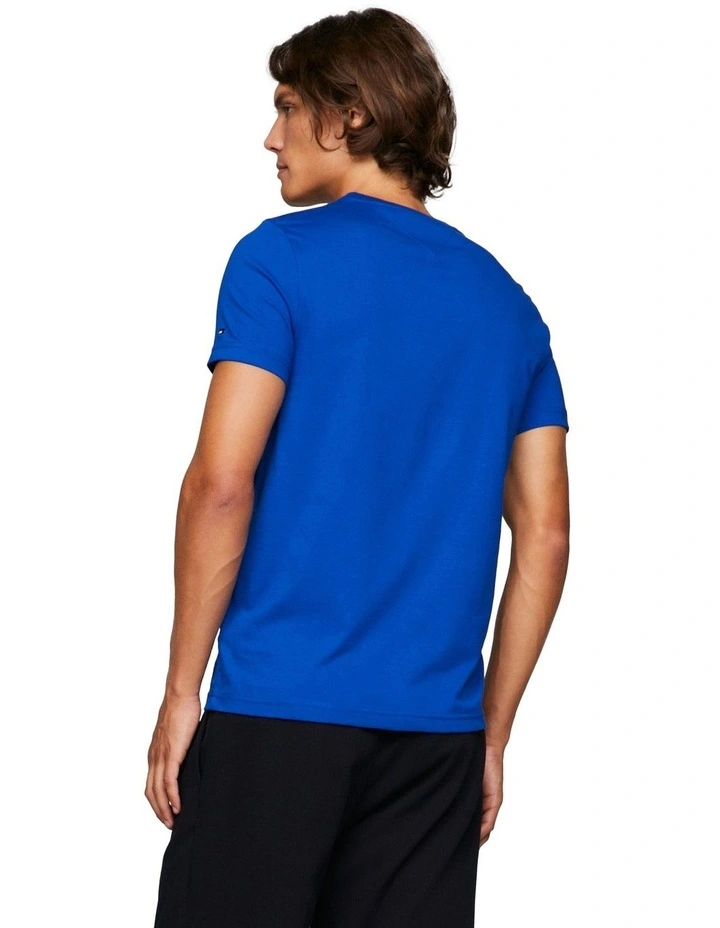 Slim Fit Organic Cotton T-Shirt in Blue