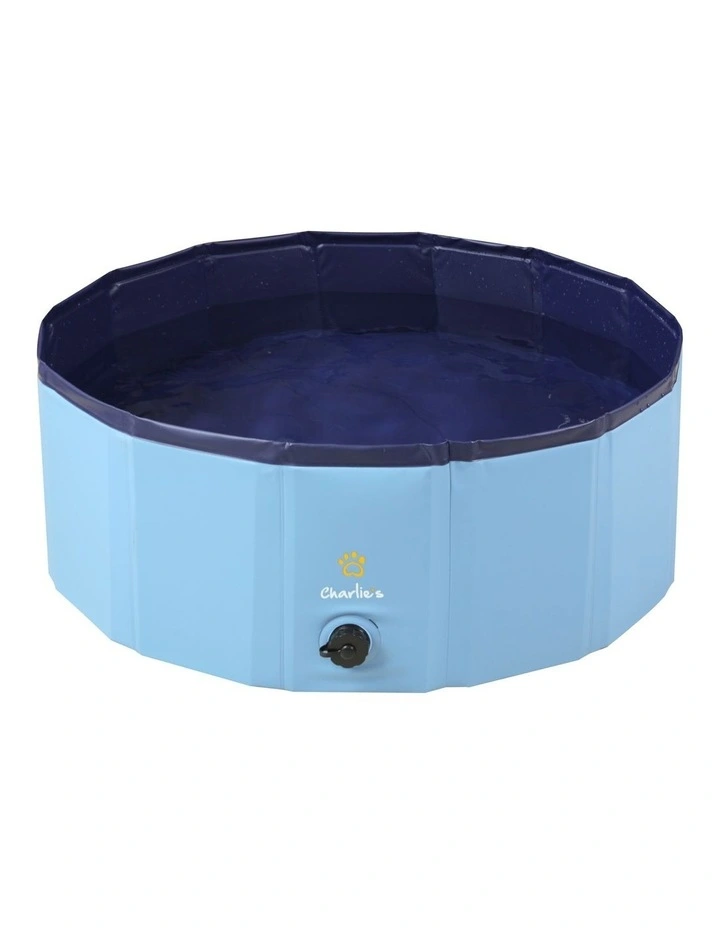 Portable Summer Dog Pool in Blue