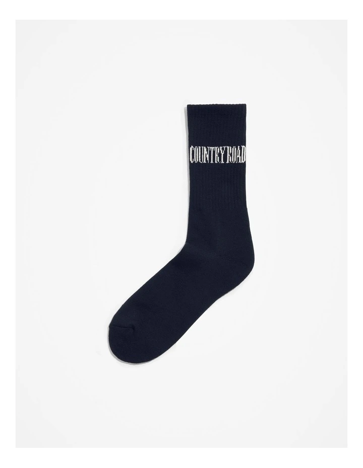 Heritage Sock in Navy