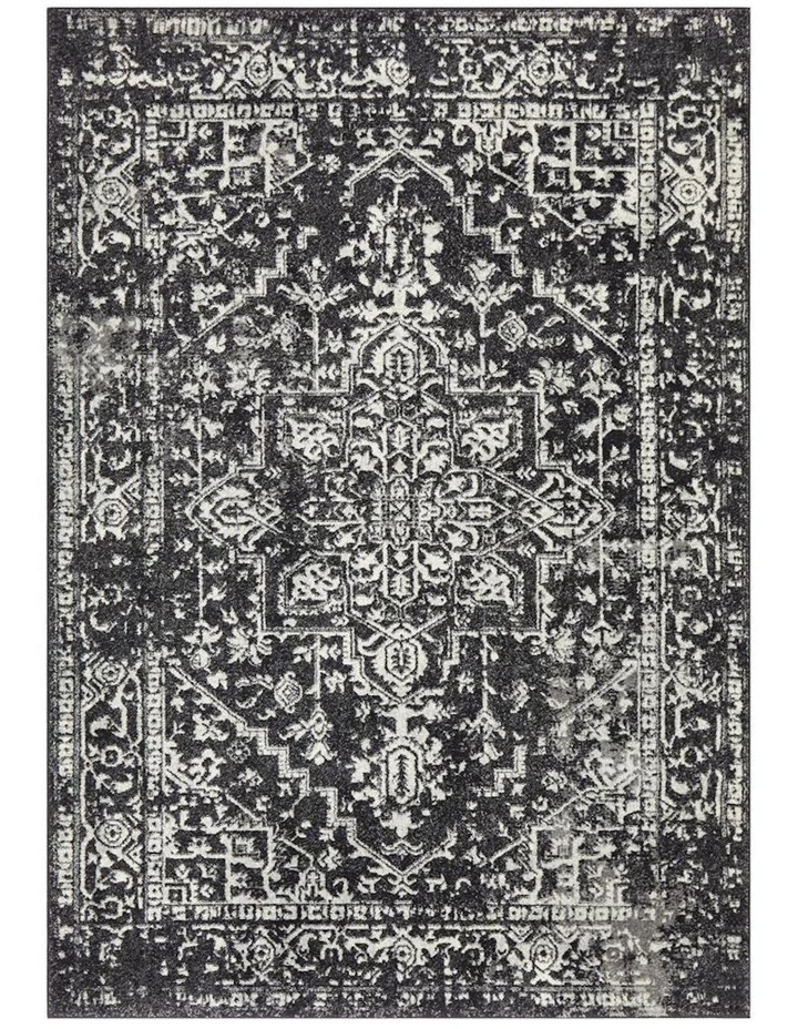 Evoke Scape Transitional Rug in Charcoal