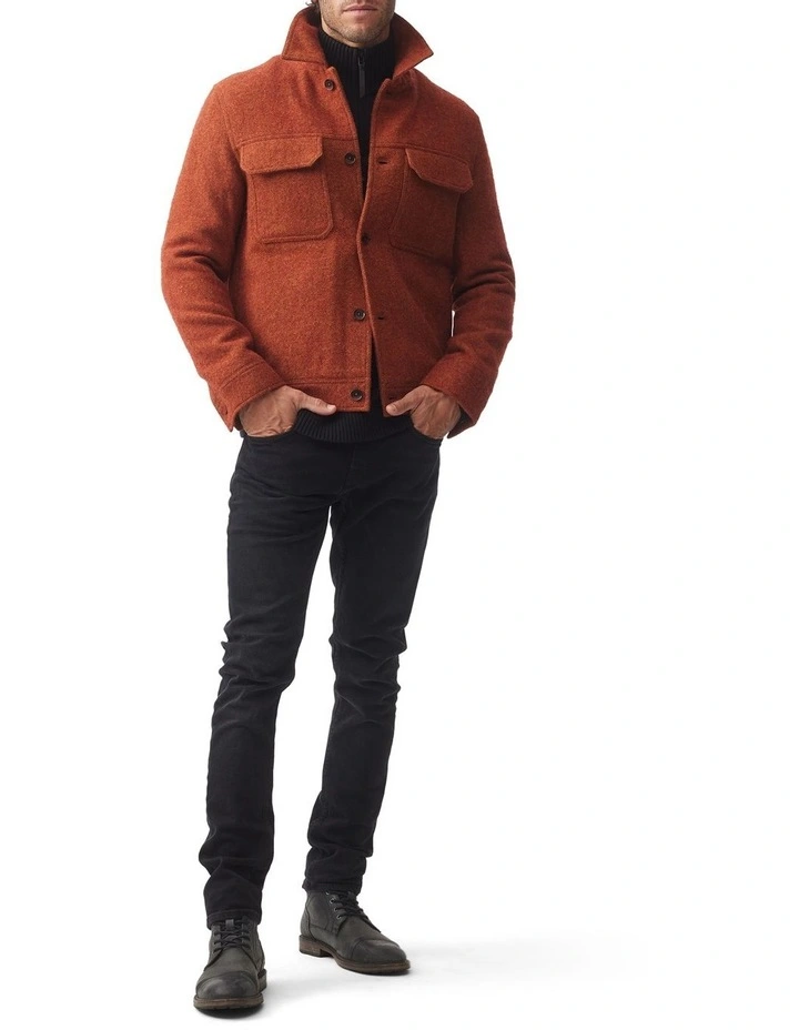Park Island Jacket in Tangerine