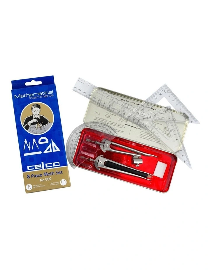 Mathematical Instruments Set 8 Piece