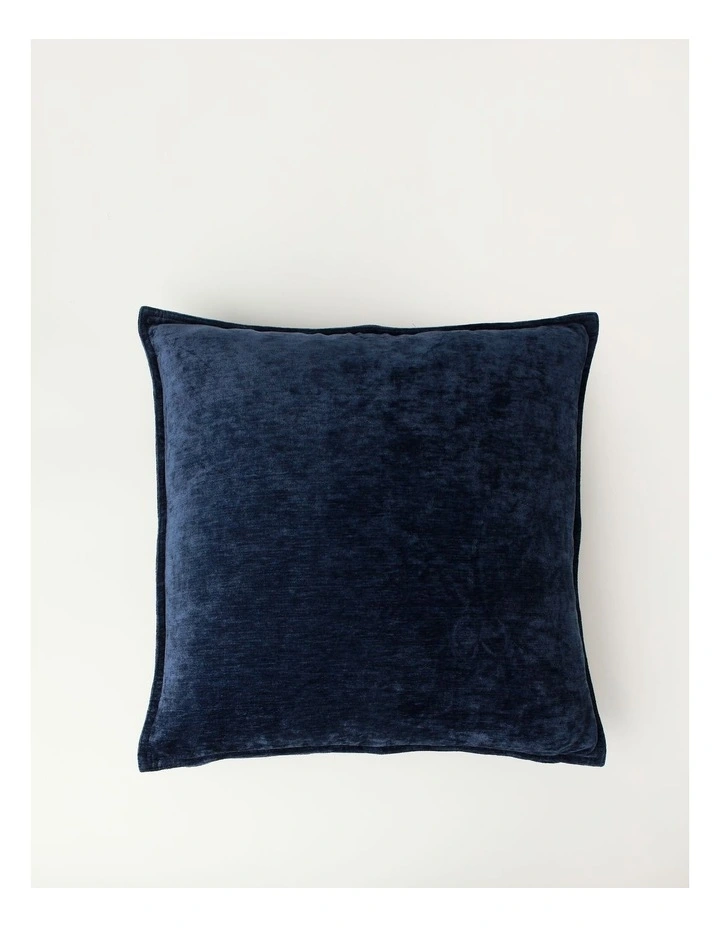 Valerie Chenille Cushion in Navy