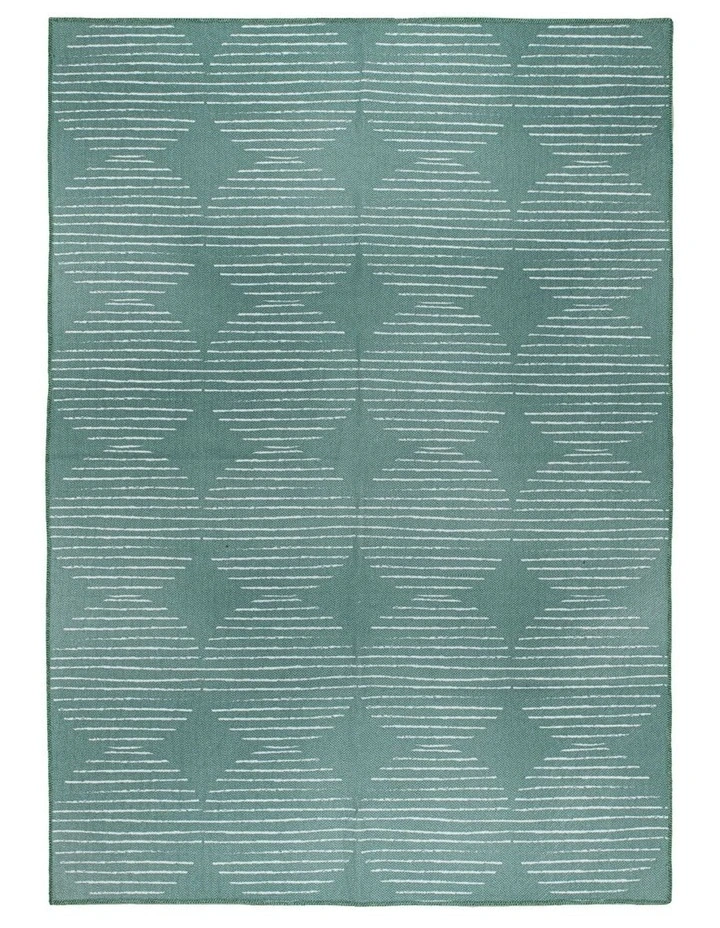Moon Washable New Jute Rug in Green