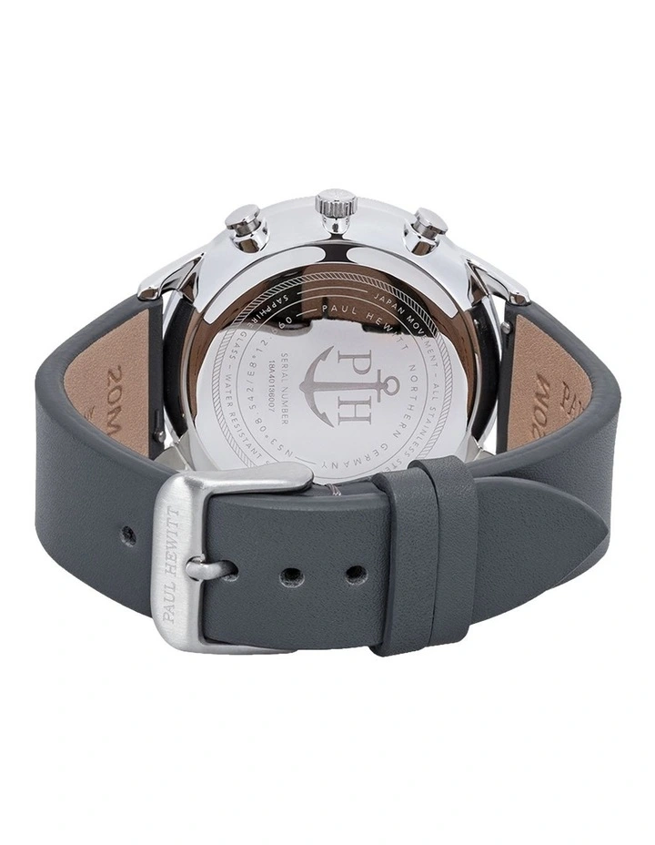 PH C S M 48M Chrono Line Grey Leather Watch