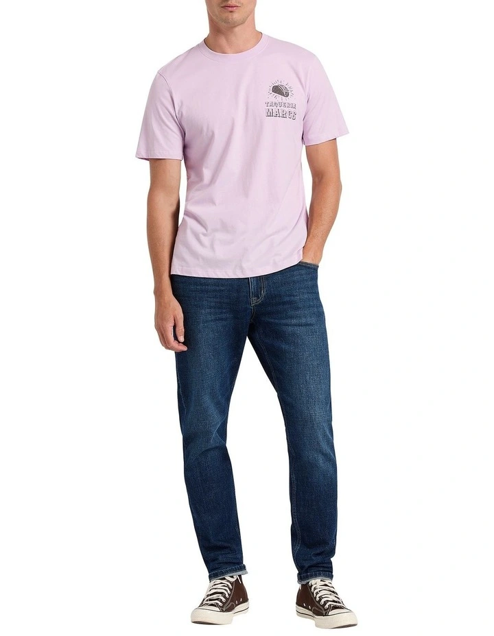 Let's Taco About It Tee in Helium