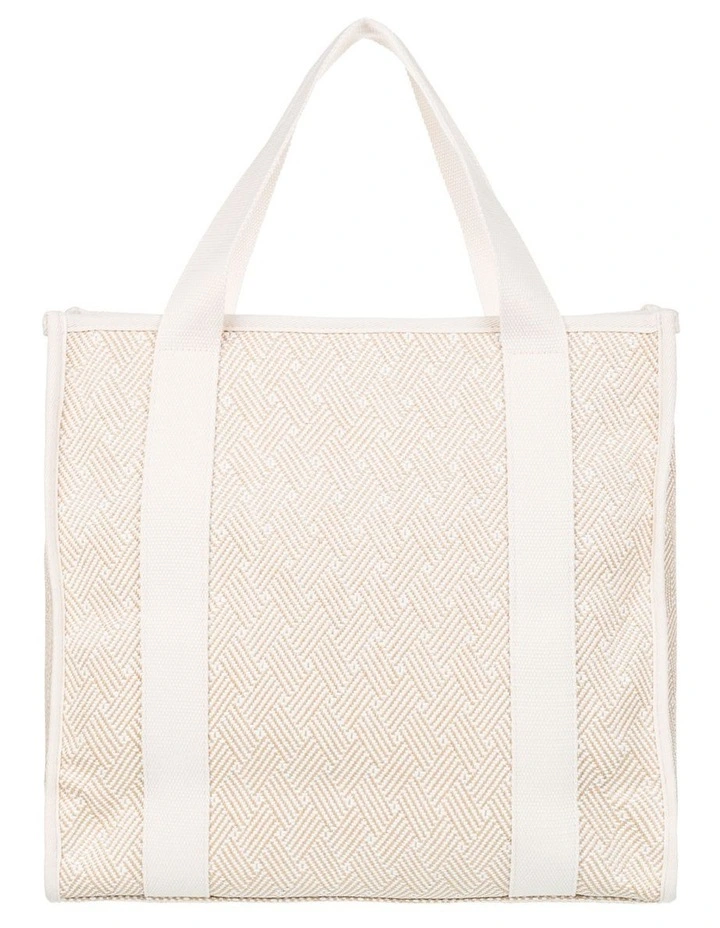 Seas The Day Tote Bag in Natural