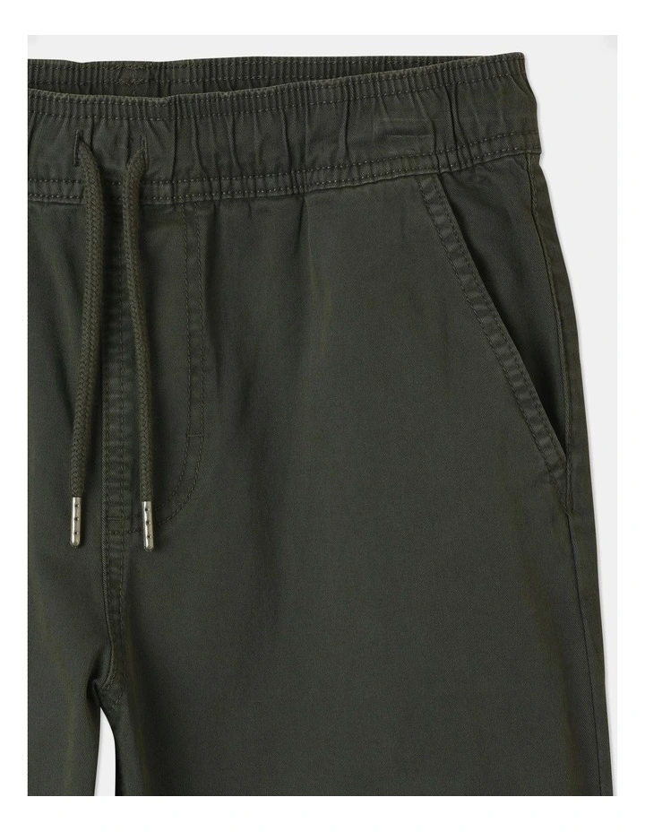 Pull on Chino in Khaki