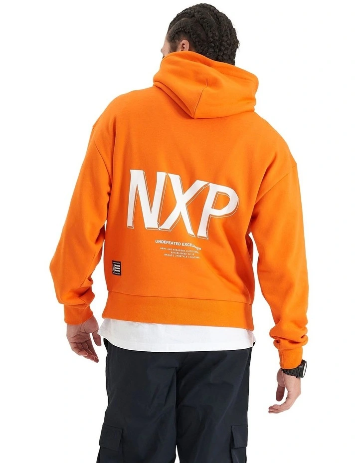 Platinum Heavy Box Fit Hooded Sweater in Green