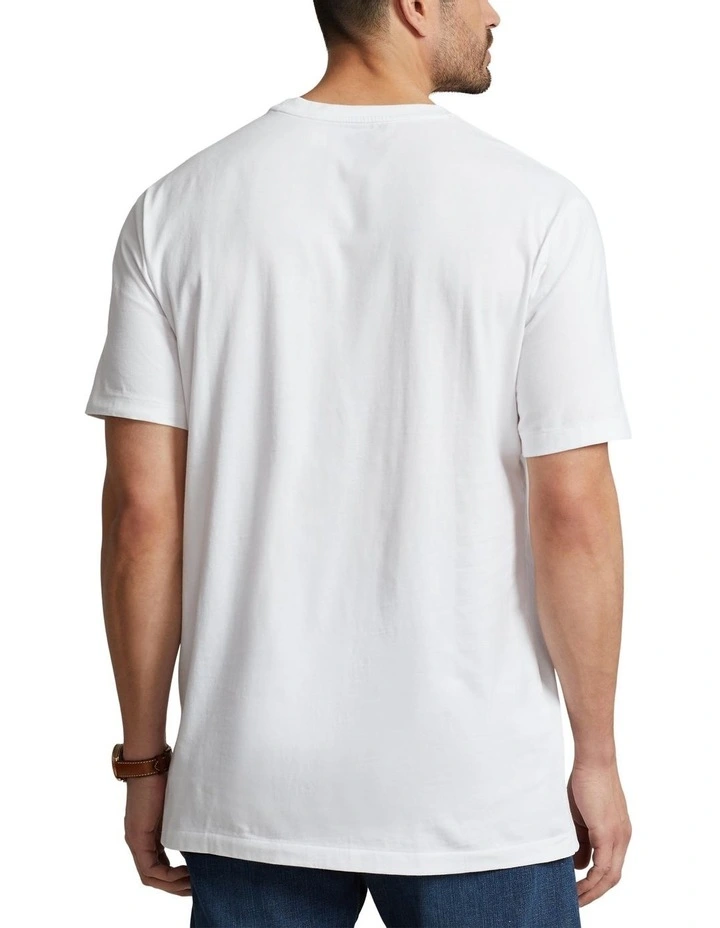Jersey Pocket T-shirt in White