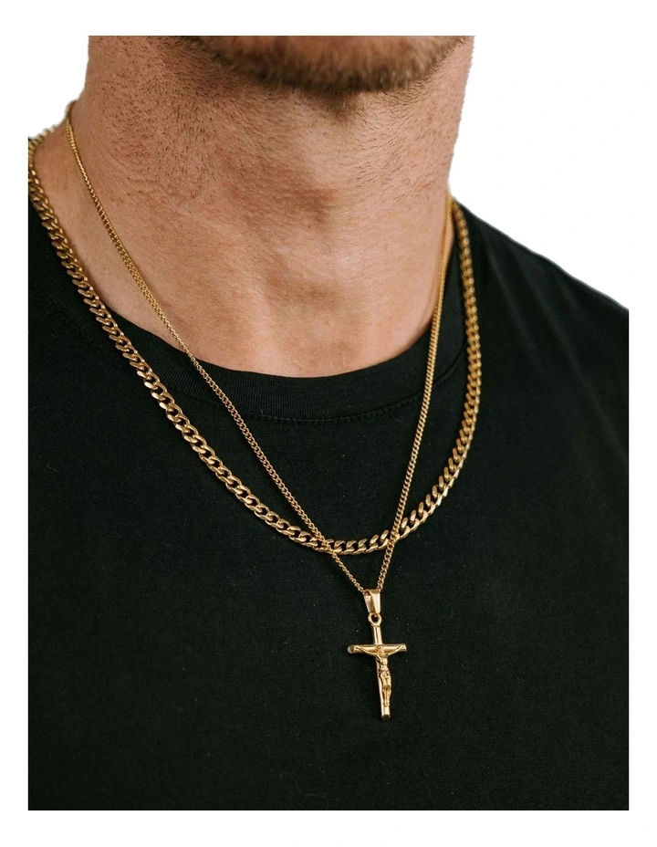 Aaron Set Neckless in Gold