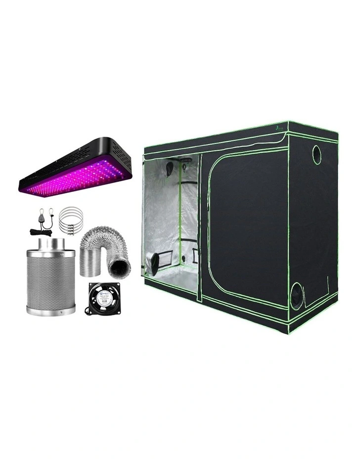 Grow Tent 2000W LED Mylar 6" Ventilation