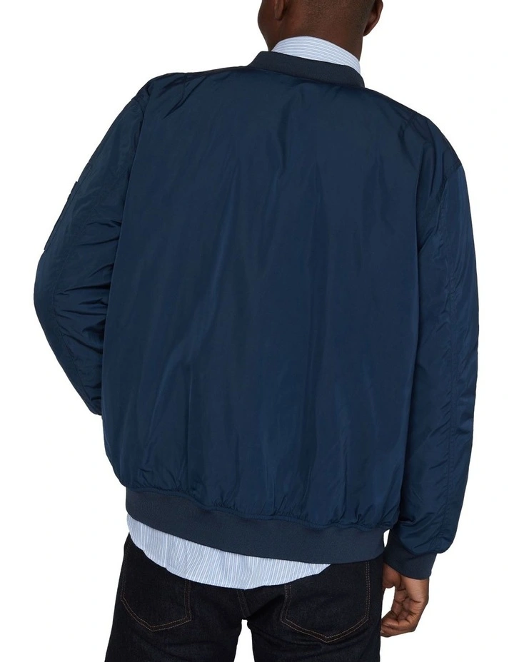Fionn Bomber Jacket in Blue