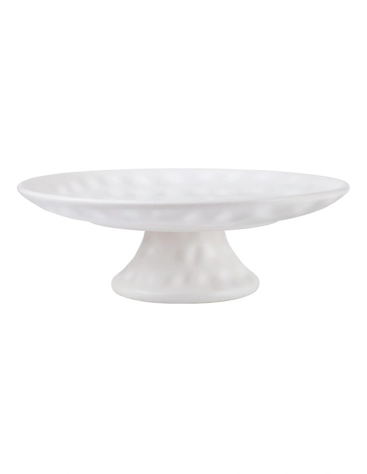 Gravity Footed Comport 30cm in White