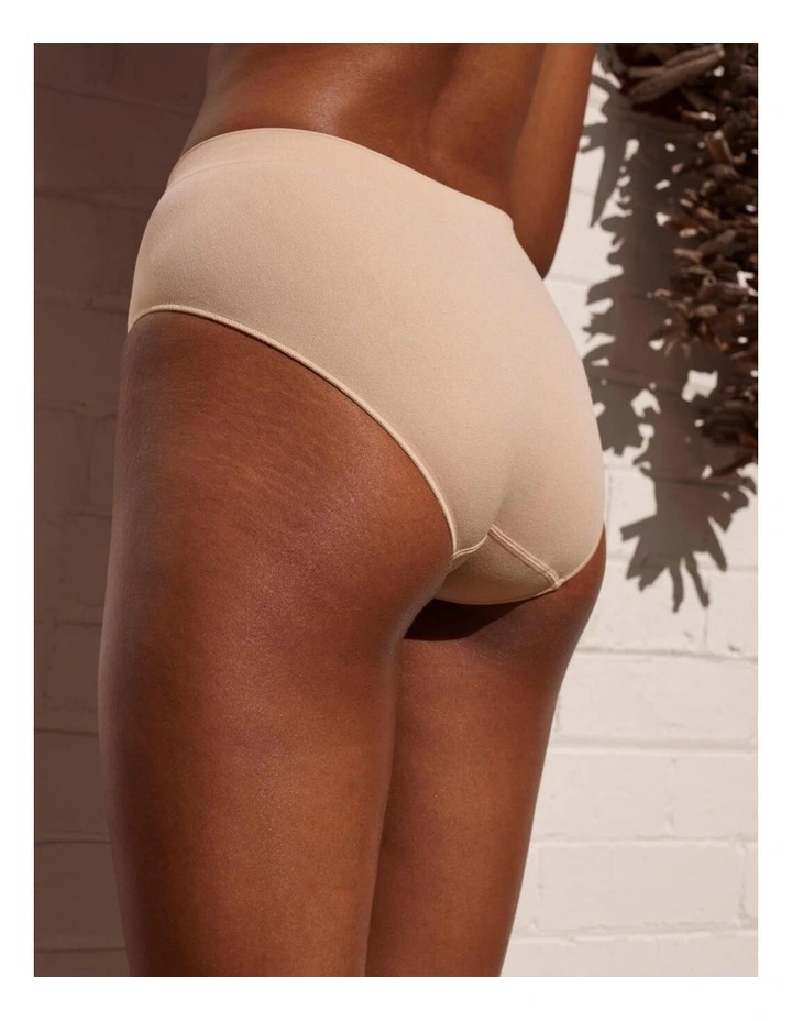 Bare Essentials Full Brief in Rose Beige