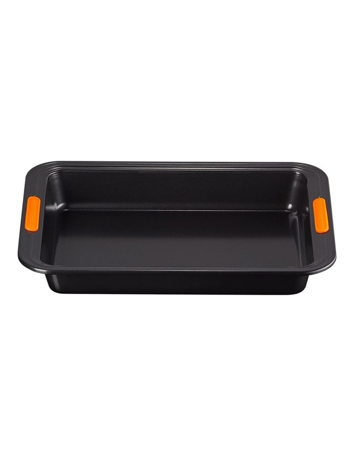 Toughened Non-Stick Rectangular Cake Tin 33cm in Black
