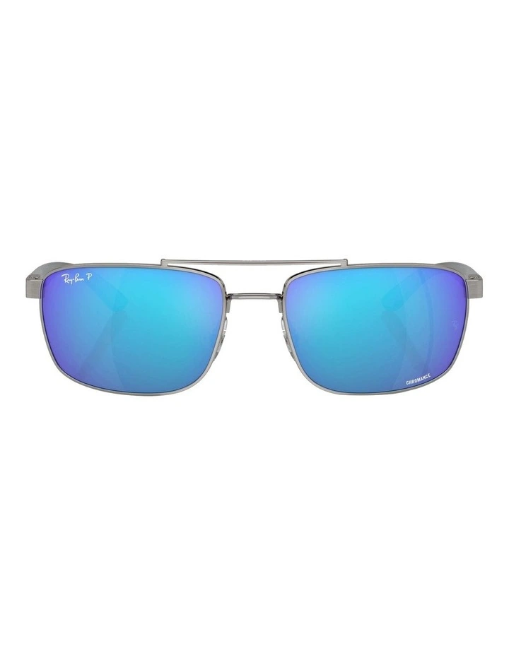 RB3737 Chromance Polarised Sunglasses in Grey
