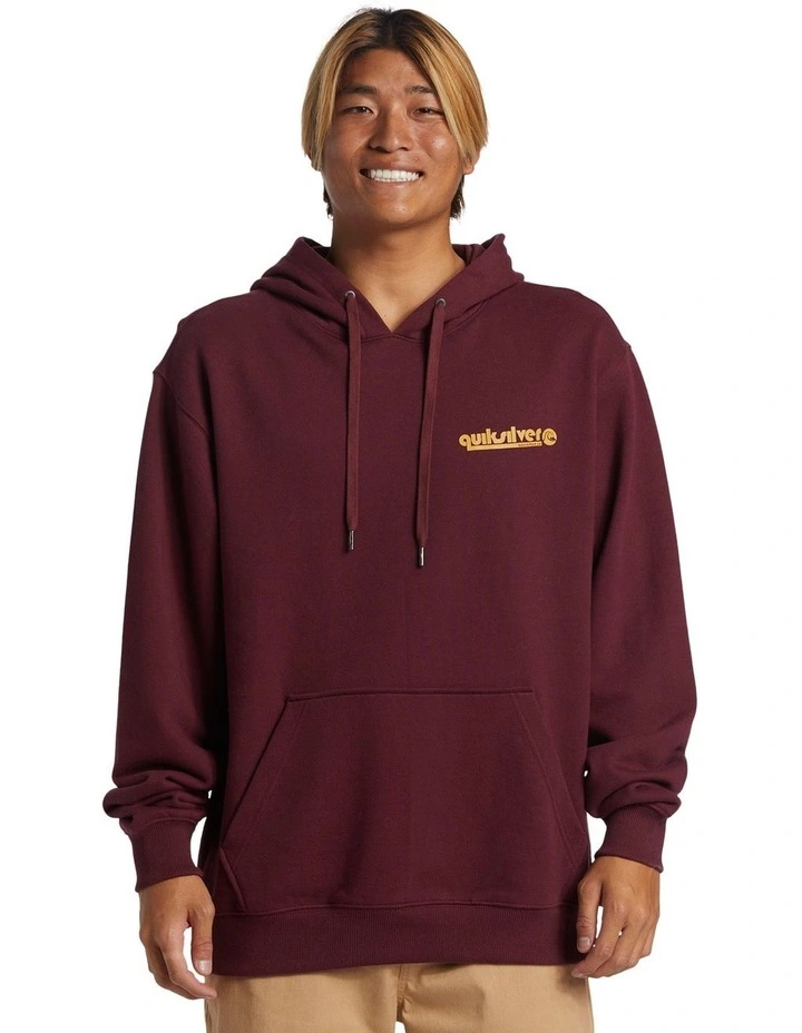 Heavy Weight Pullover Hoodie in Wine