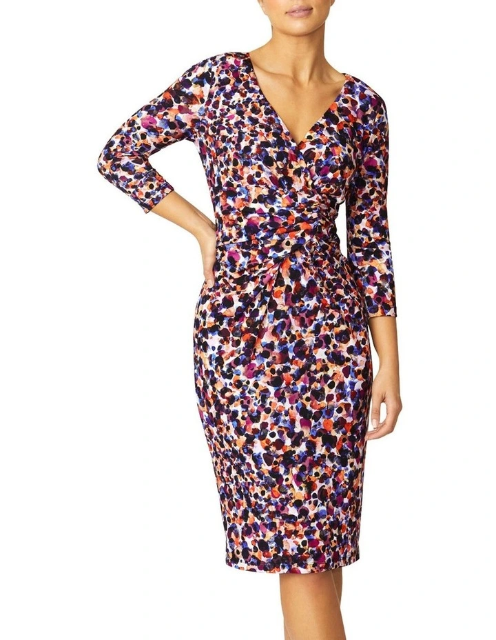 Emelynn Pebbles Jersey Dress in Assorted