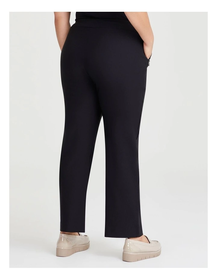 Alex Workwear Straight Leg Pant in Black