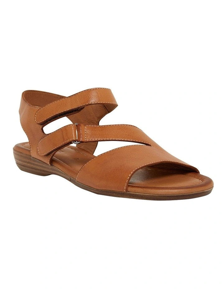 Kenya Sandals in Cognac Leather