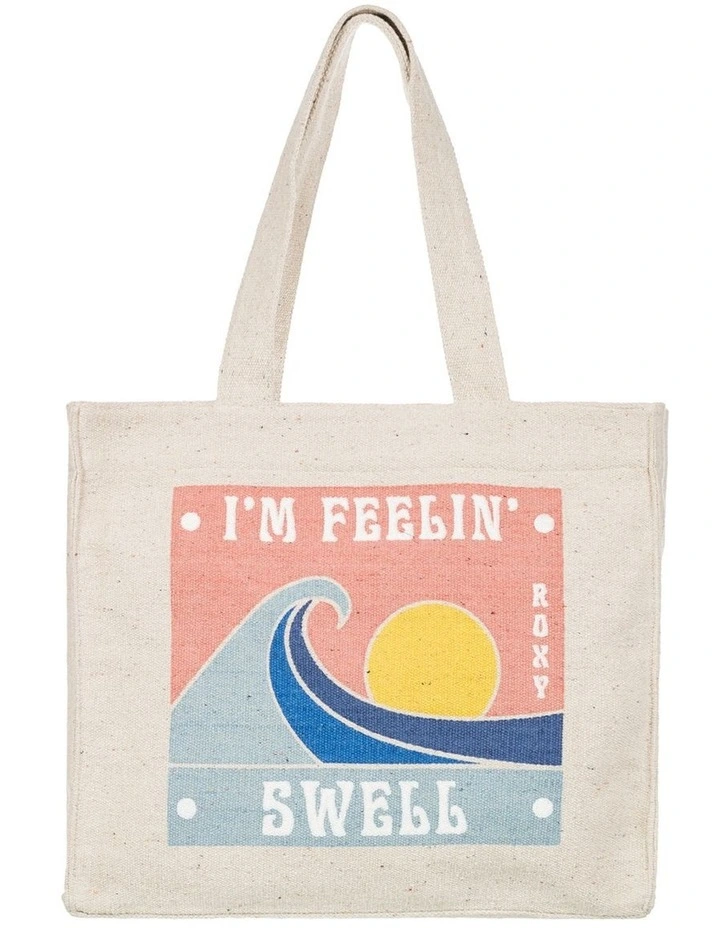 Flower Bus Tote Bag in Ultra Marine