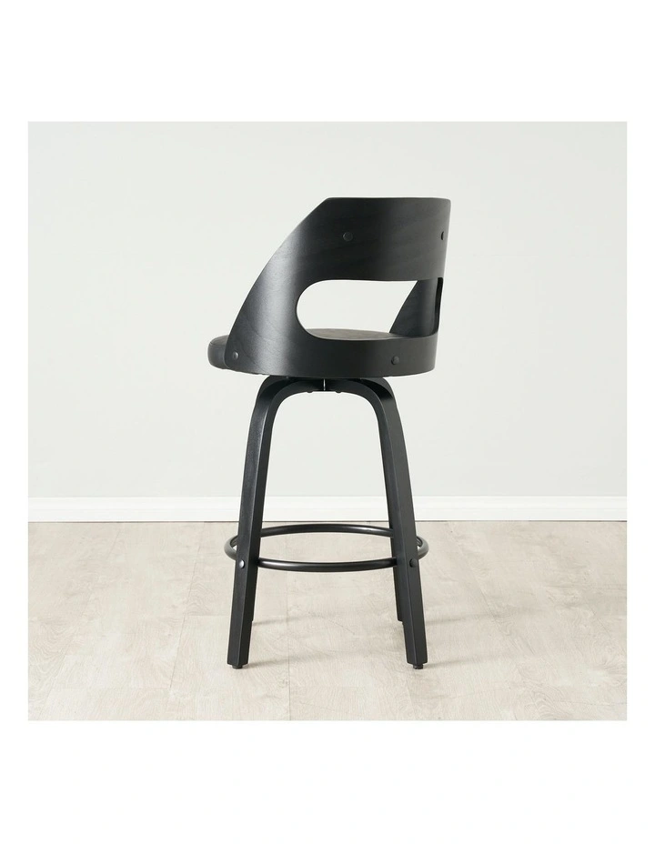 Hunter Bar Stool in Black