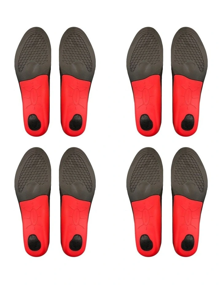 Bibal 4X Pair Whole Insoles Shoe Inserts L Size with Arch Support Foot Pads