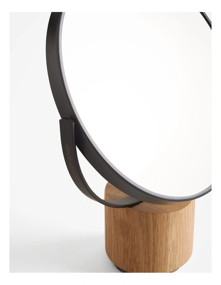 Fitzroy Mirror in Black