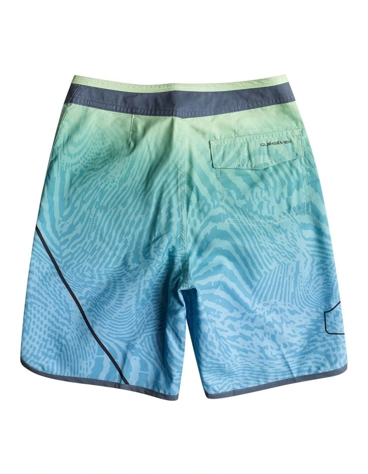 Everyday New Wave 17 Boardshorts in Azure Blue