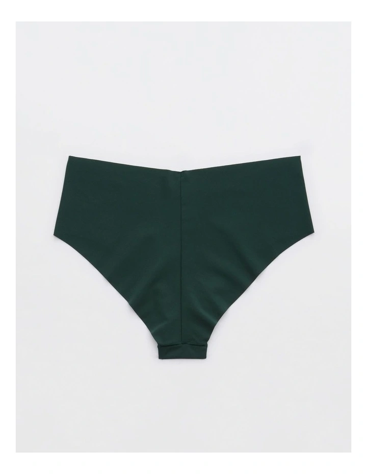 Smoothez No Show Cheeky Underwear in Deep Forest Green