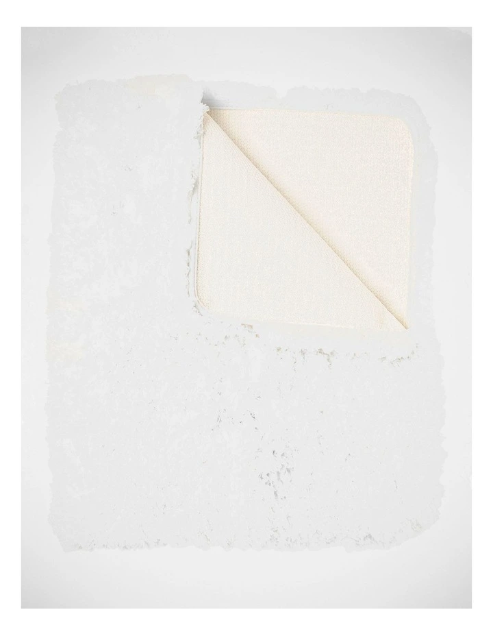 Valence Shaggy Bath Mat Cream