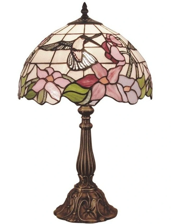 Hummingbird Leadlight Tiffany Table Lamp
