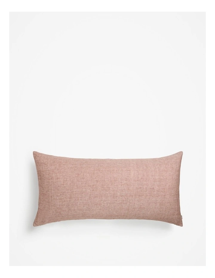 Cove Linen 50x100 Cushion in Pecan
