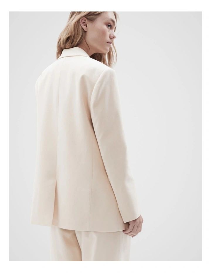 Boyfriend Blazer in Vanilla
