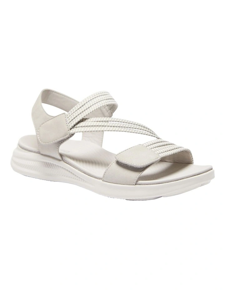 Neon Sandals In Light Grey Multi