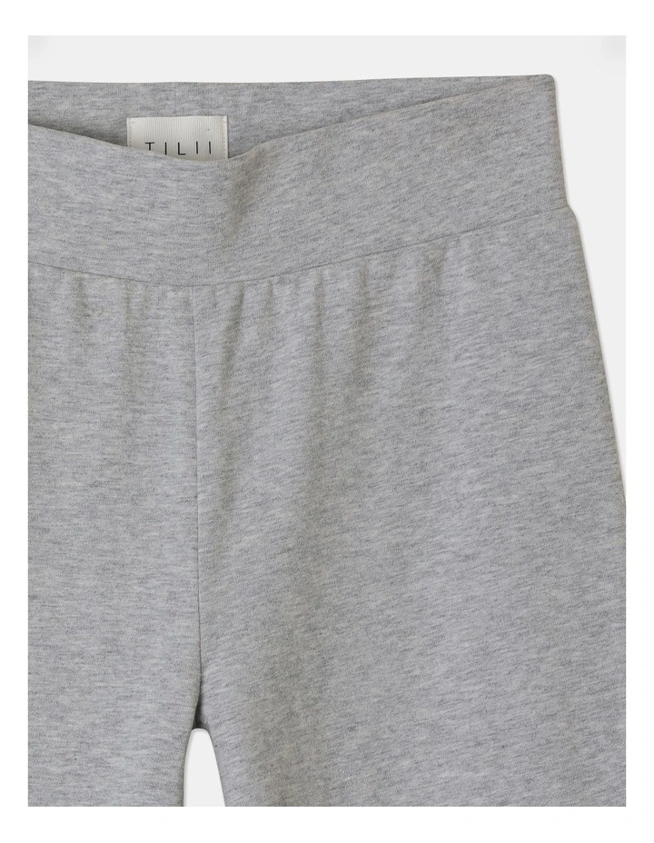 Essentials Flare Legging in Grey Marle