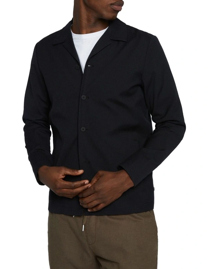 Owen Overshirt in Black