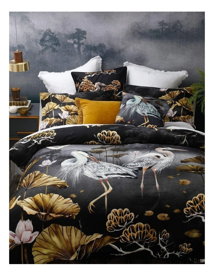 Orient Quilt Cover Set In Midnight