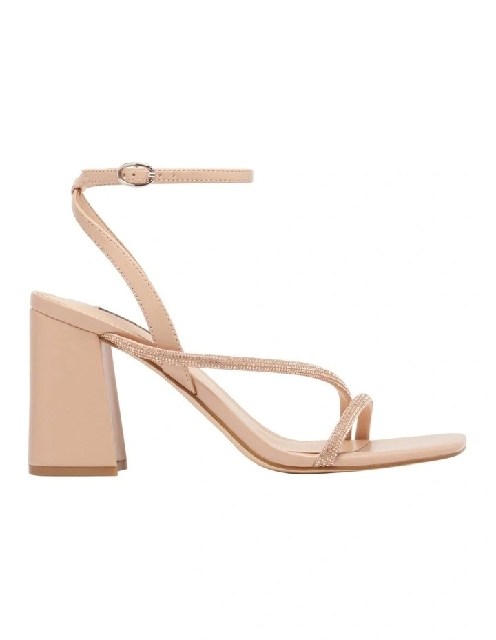 Gaden Heeled Sandal in Nude