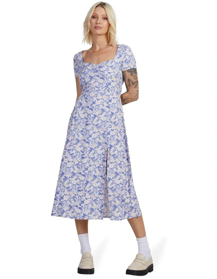 Dais Midi Dress in Purple