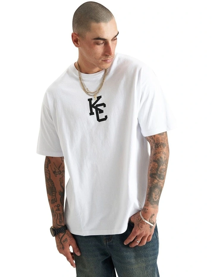 Fresno Heavy Box Fit Tee in White